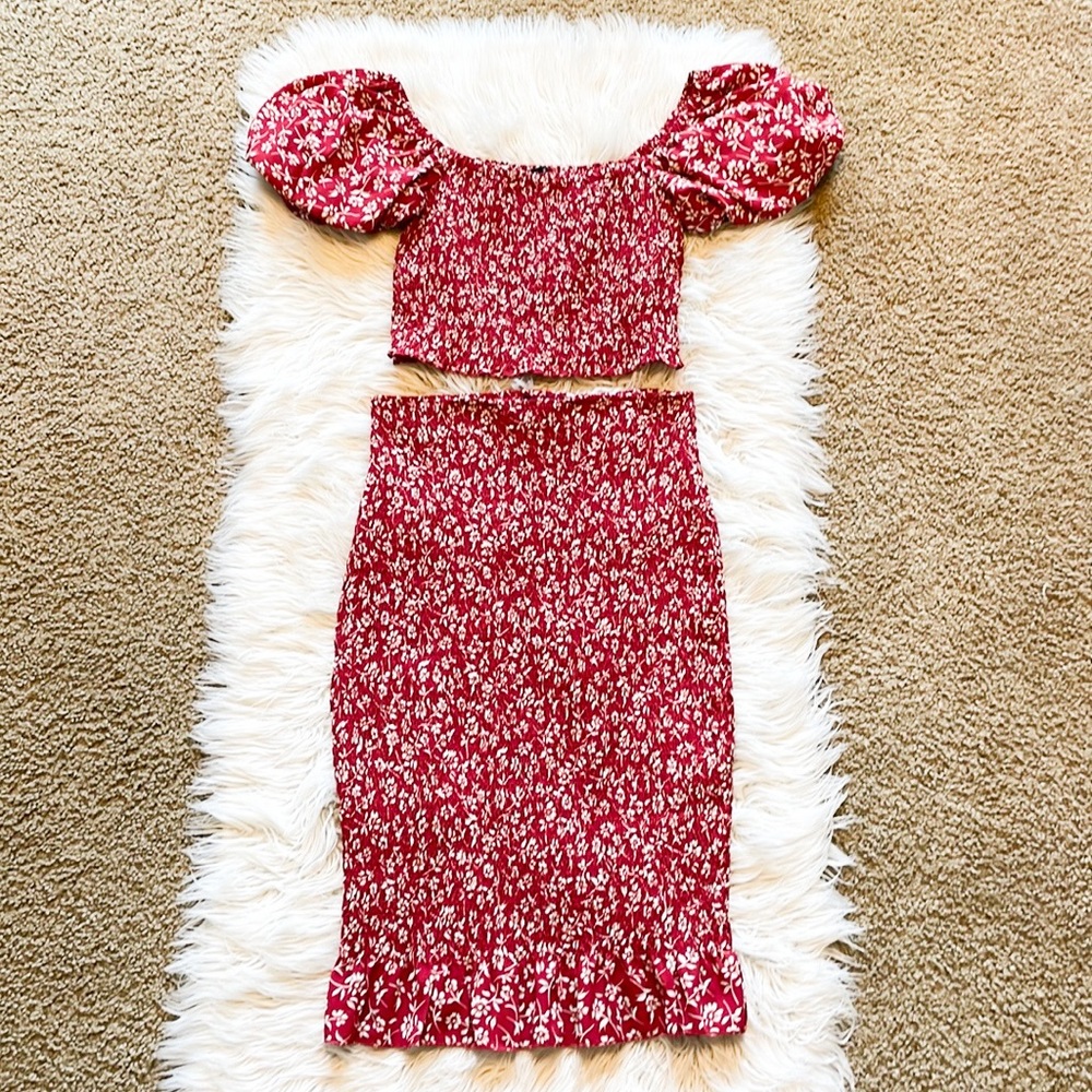 Trixxi Two Pc Skirt Set